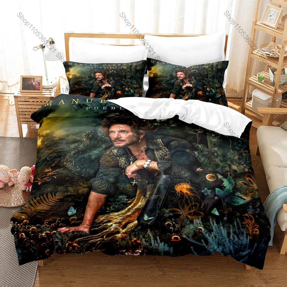 Unique Manuel Carrasco Art Print Bedding Set 3PCS Zippered Duvet Cover Pillowcase Best Gift Duvet Cover + 2 Pillowcases