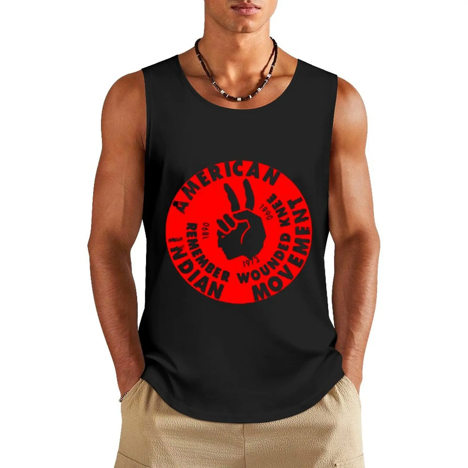 

AIM Tank Top gym shirts Gym t-shirt man
