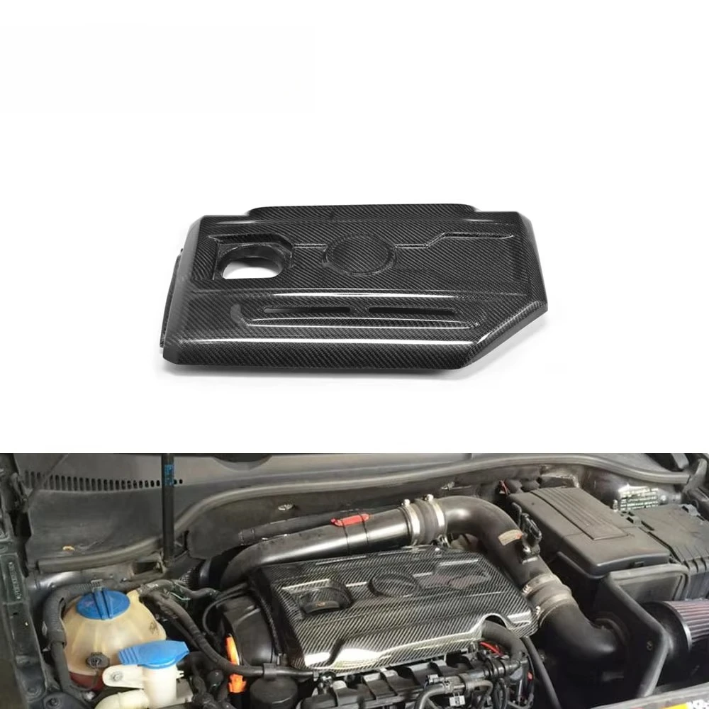 

Carbon Fiber Engine Valve Hood Cover Replace Fit for VW Golf 6 MK6 GTI 10-13