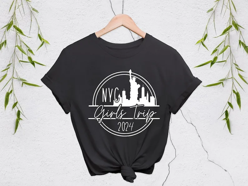 Dziewczęca bluza NYC 2024 2024 New York City Girls Trip Shirt NYC Besties Shirt New York City Travel Shirts NYC