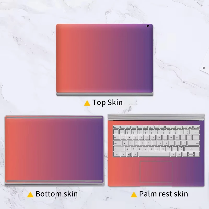 Protective Laptop Skins For 2025 Surface Laptop 13 5/3/4 13.5 15 inch Discoloration Vinyl Sticker Surface Book 2 13.5 15 inch