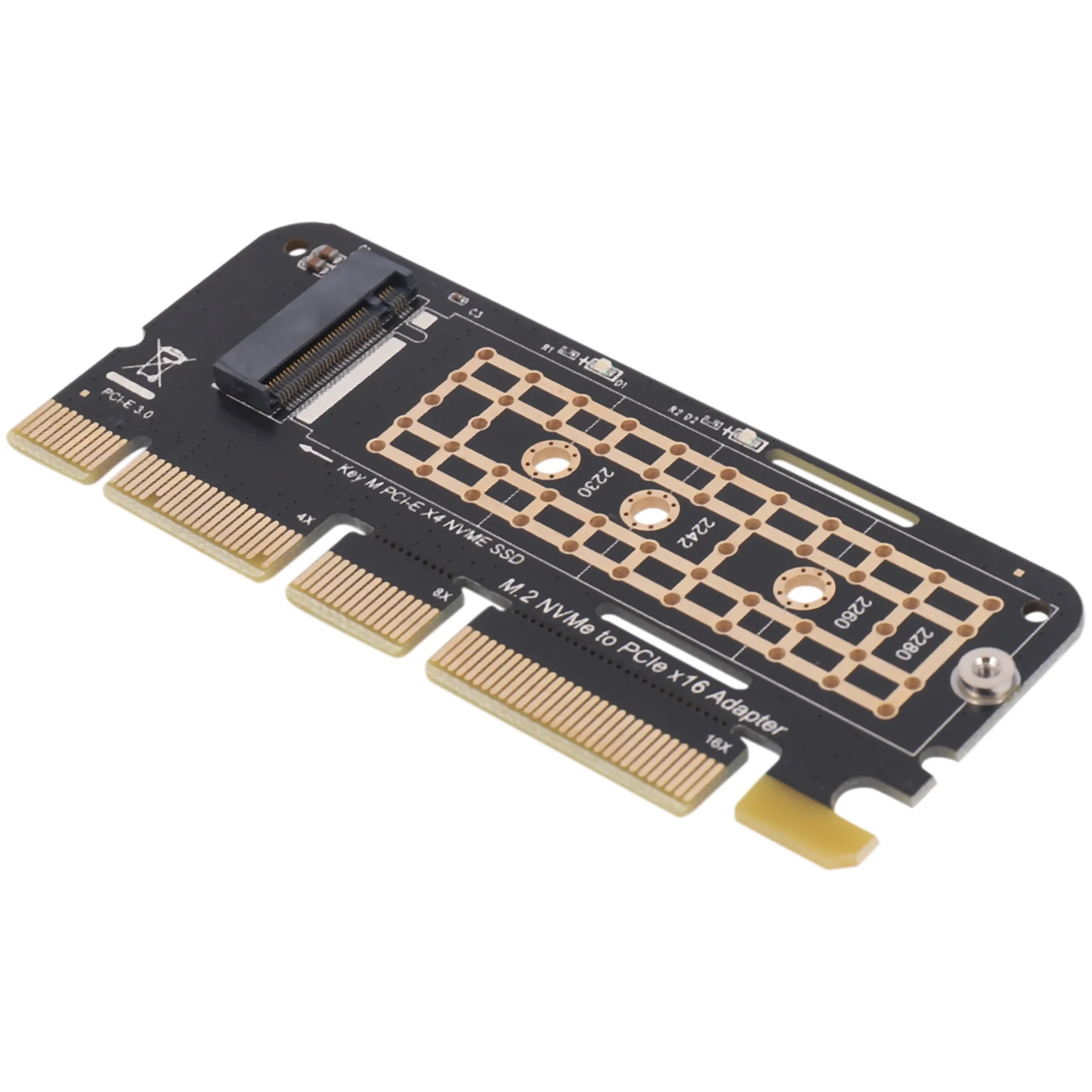 5PCS M.2 NVME Adapter M.2 M2 NVME PCIE to M2 Adapter PCI Express X16 X8 X4 Raiser SSD M.2 PCI-E Expansion