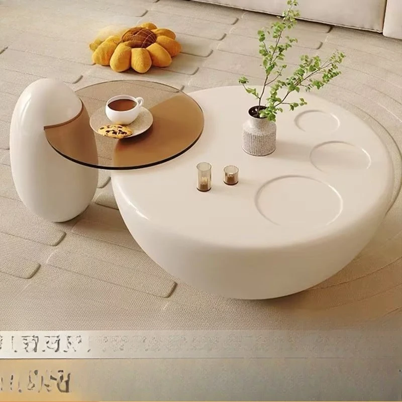 

living room household small apartment cat claw coffee table modern simple light luxury new coffee table high artistic sense