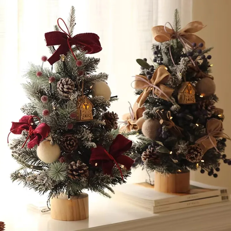 

DIY Christmas Tree Set with Ball, Desktop Decoration, Artificial Mini Tree, Household Decoration, High Quality