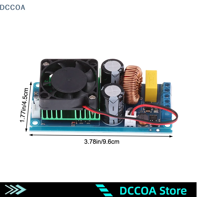 HIFI High Power IRS2092S 500W Mono Channel Digital Power Amplifier Board Class D Stage Finished Monaural LM3886