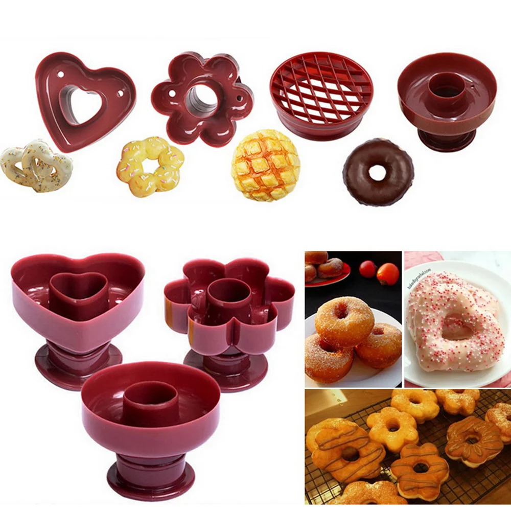 18-Cavity Silicone Fondant Cake Chocolate Mold Baking Pan DIY Donut Heart Shape Muffin Cookie Moulds Pastry Decorating Tools