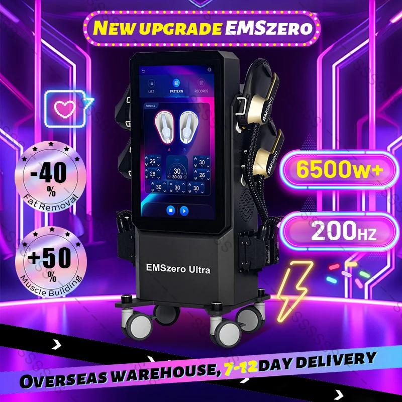 

EMSzero Neo Body Sculpting Machine Shaping 6500W 200hz EMS Radio Frequency RF Muscle Stimulator Device 2025