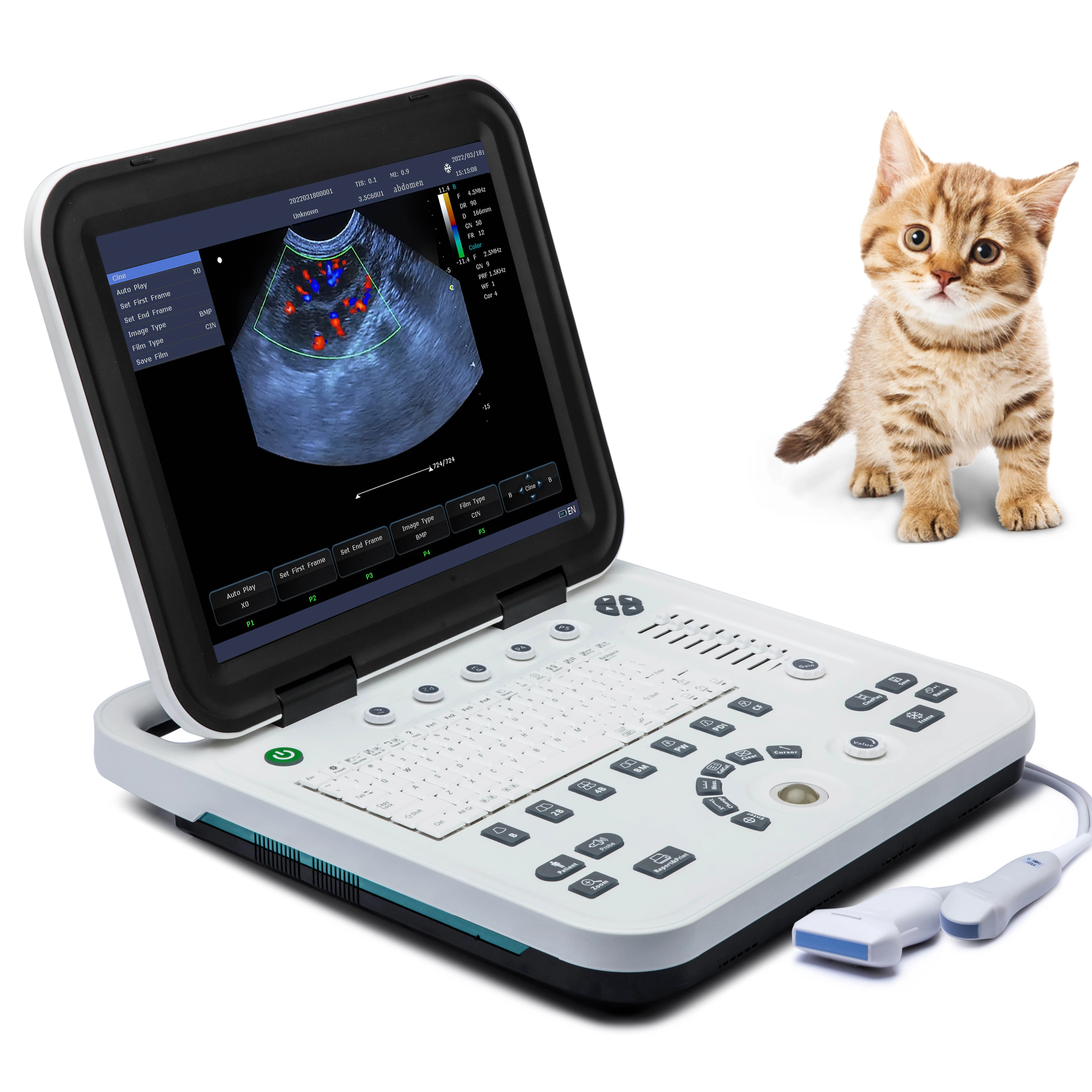 portable color doppler ultrasound machine veterinary instrument ultrasound scanner  ultrasound instruments