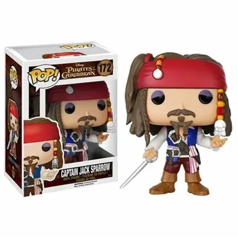 Funko DISNEY Pirates of the Caribbean Captain JACK Sparrow Salazar 172# Elizabeth 175# Ghost of Will Vinyl Action Figure Toys