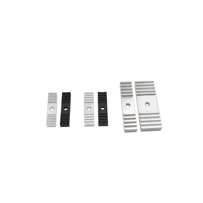 Free Shipping! 5Pcs/Lot Timing Belt Fixing Plate Aluminum Tooth Nylon Tooth Plate Pressure Plate Connecting Plate