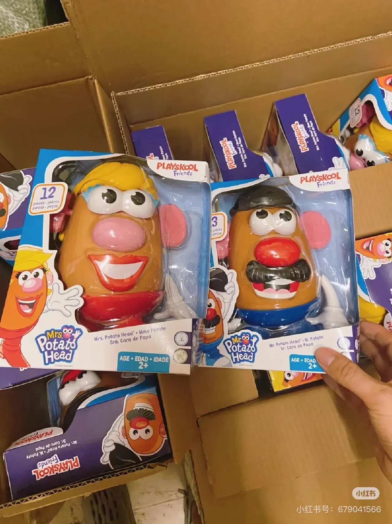 Hasbro Playskool Friends Mr Mrs Potato Head Action Figure met planten Gemonteerd Toy Story Doll Kinderen Gift Ornamenten