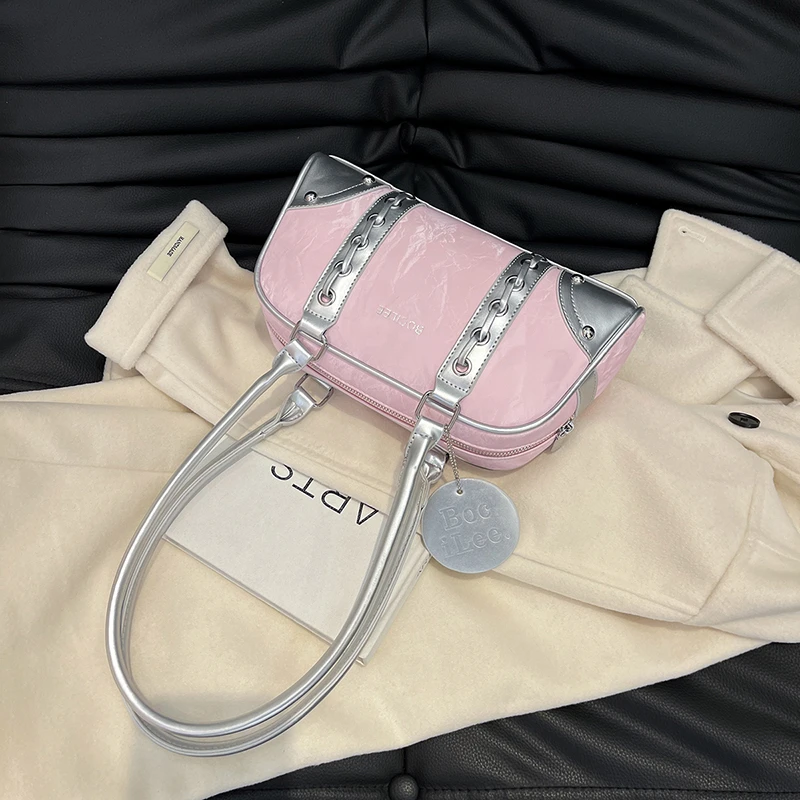 

High-End Textured Leather Messenger Bag For Women Minimalist Retro Crossbody Tote Large Capacity Party Shopper