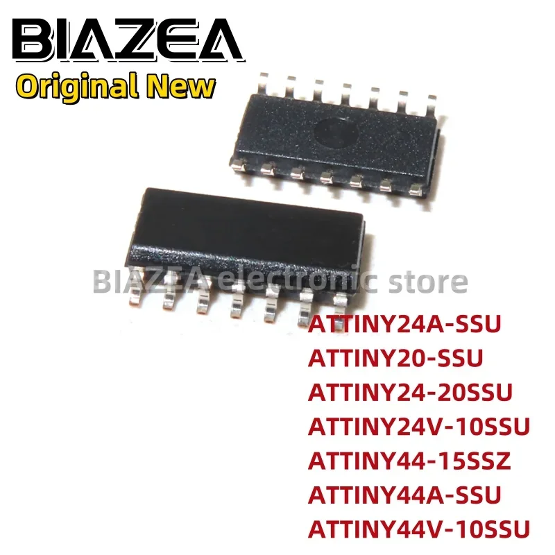 1piece ATTINY24A-SSU ATTINY20-SSU ATTINY24-20SSU ATTINY24V-10SSU ATTINY44-15SSZ ATTINY44A-SSU ATTINY44V-10SSU  SOP14 Chipset