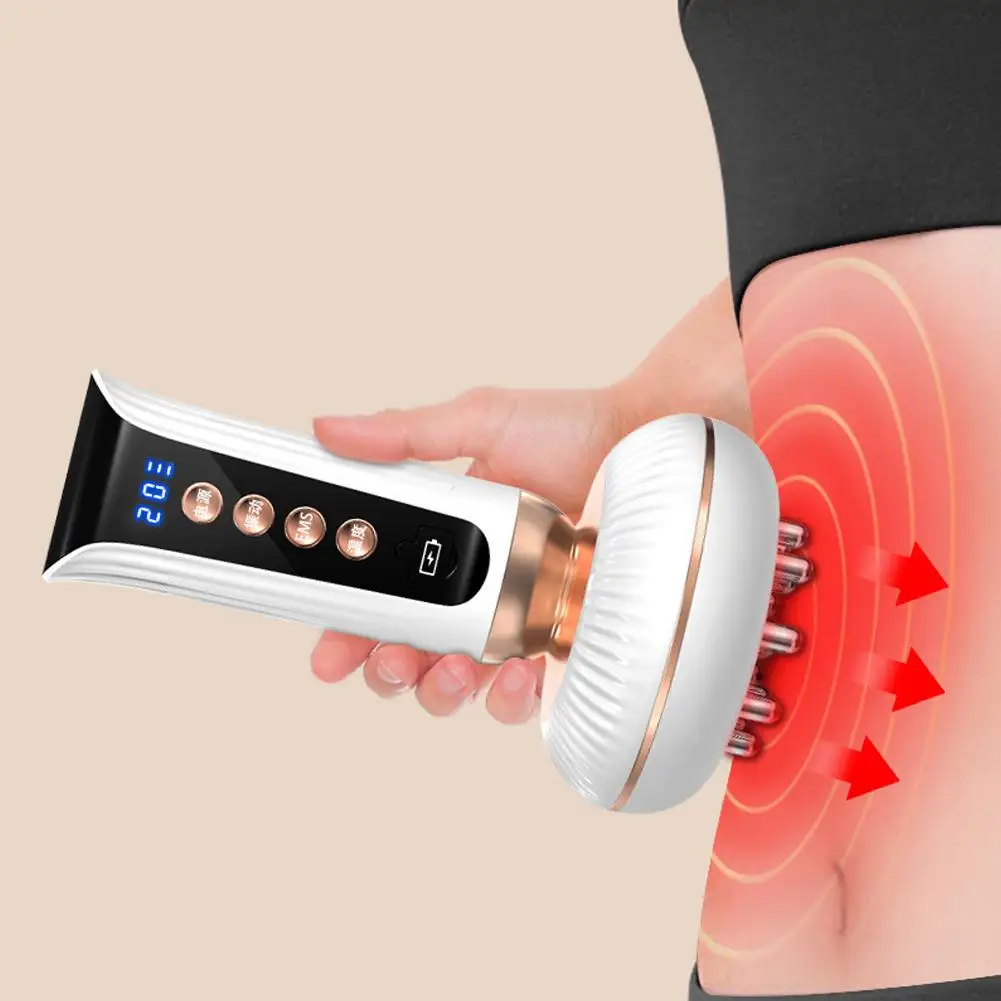 

Electric Cupping Machine Scraping Device Electric Meridian Brush Universal Massage Device For The Whole Body Home Massage C9U0