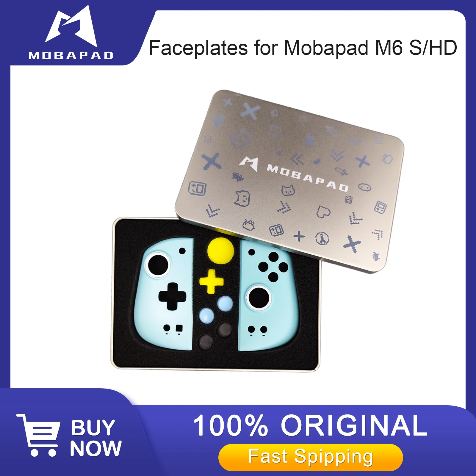 

Сменные лицевые панели Mobapad для игрового контроллера Mobapad M6S/M6 HD, сменный корпус для геймпада MOBAPAD M6 Gemini 2
