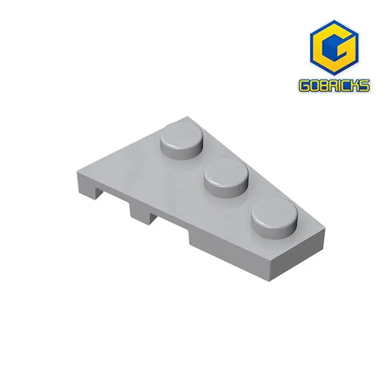 

Gobrick, 1 шт., MOC, клиновидная пластина, 3x2, правые кирпичи, совместимые с моделями 43722, детали конструктора, Детская сборка «сделай сам», головоломка, игрушка