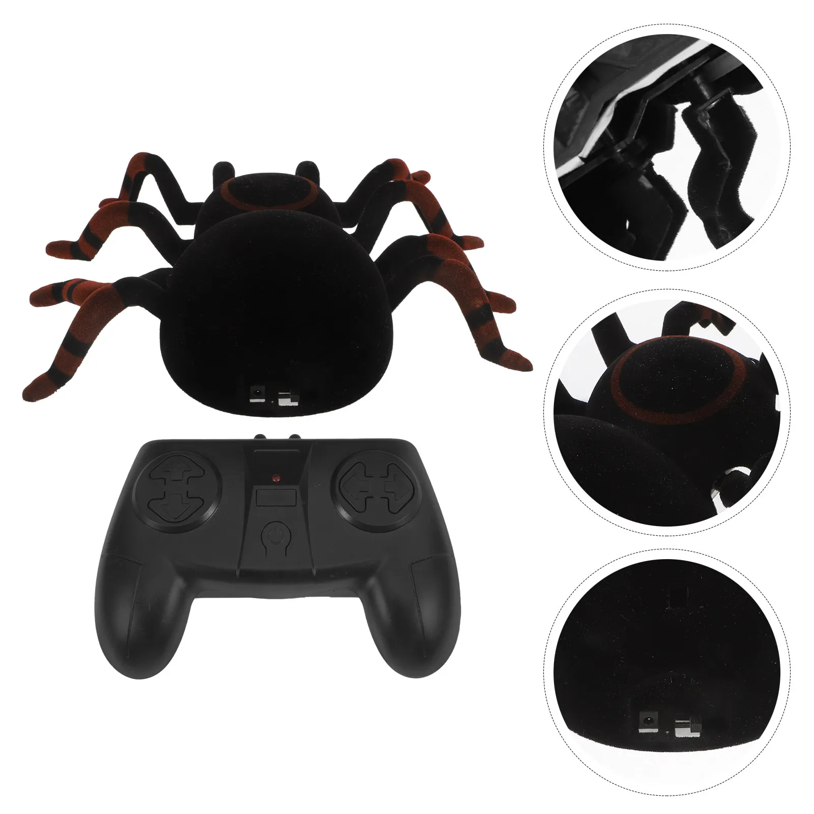

Electronic Wall Climbing Spider Remote Operated Prank Device Crawls Floors Climbs Vertical Surfaces Easy Battery Powered 18x15cm