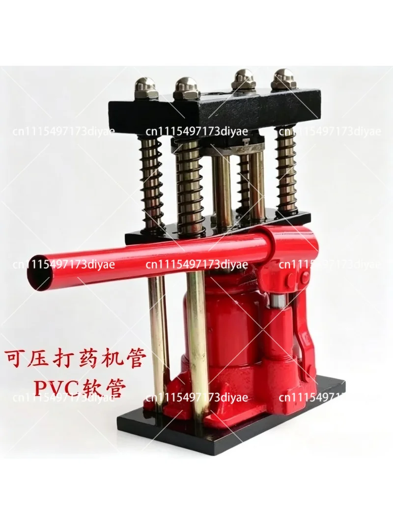 Manual Spraying Pipe Pressing Machine, Hydraulic Portable Press, Fertilizer and Agricultural Tube Compression Tool, Rubber