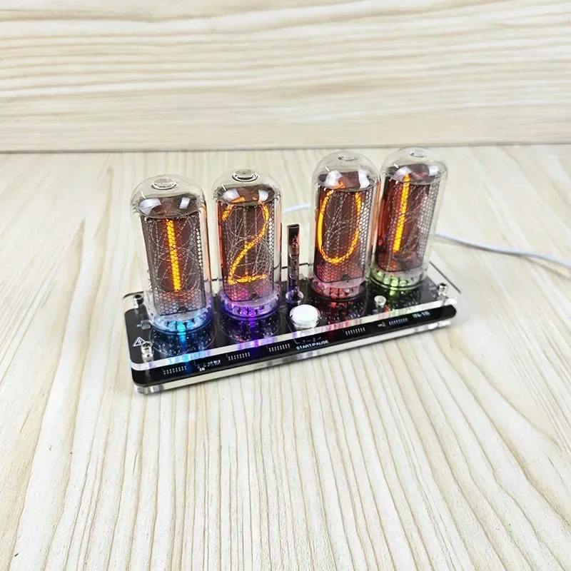 4-digit IN18 glow tube four tubes nixie clock