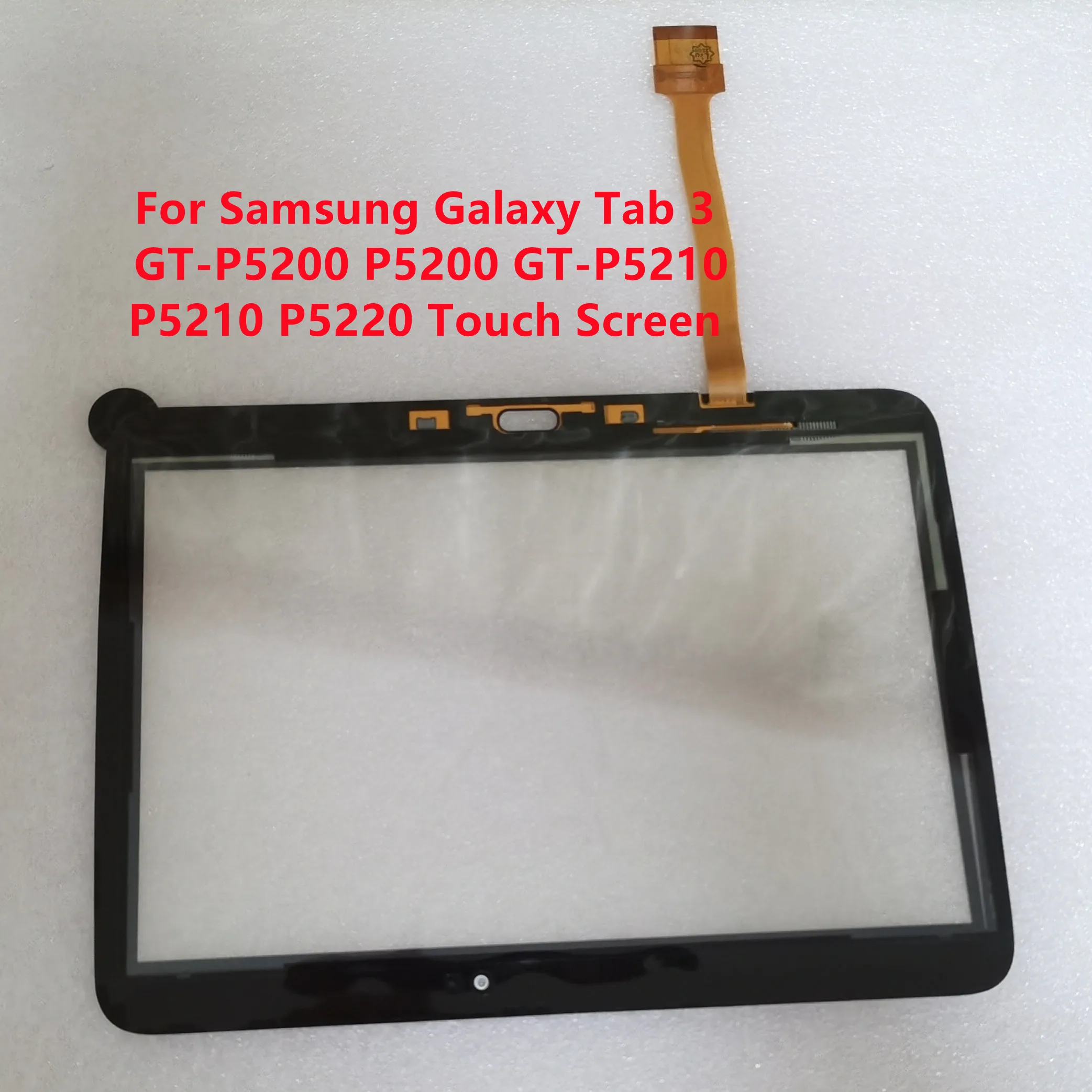 

New For Samsung Galaxy Tab 3 10.1 GT-P5200 GT-P5210 P5210 P5220 P5200 Touch Screen Panel Digitizer Sensor Front Glass 100% Test