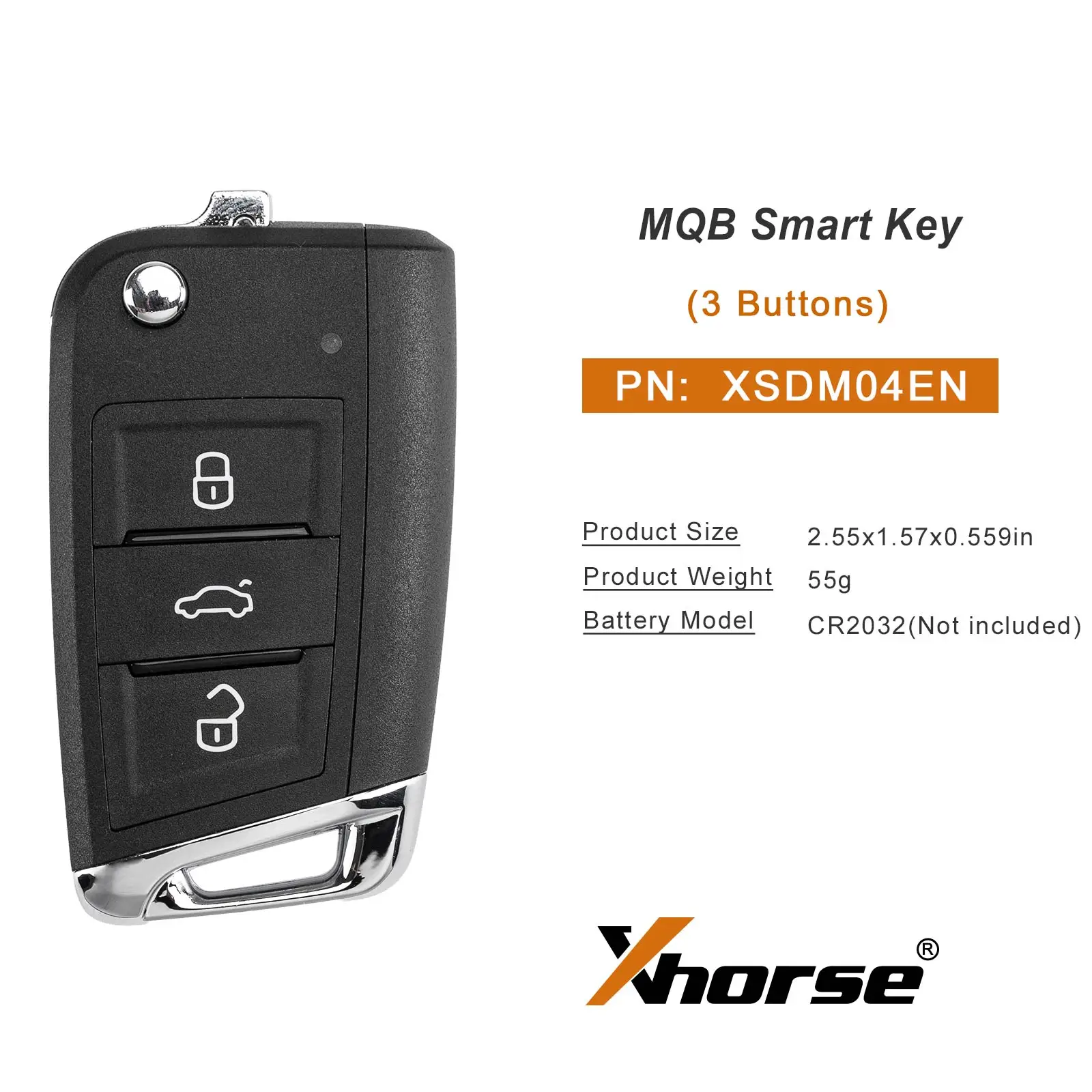 5PCS Xhorse XSMQB1EN XSDM04EN MQB Universal Smarty Remote Key English Version work with VVDI2 VVDI Key Programmer - view 2