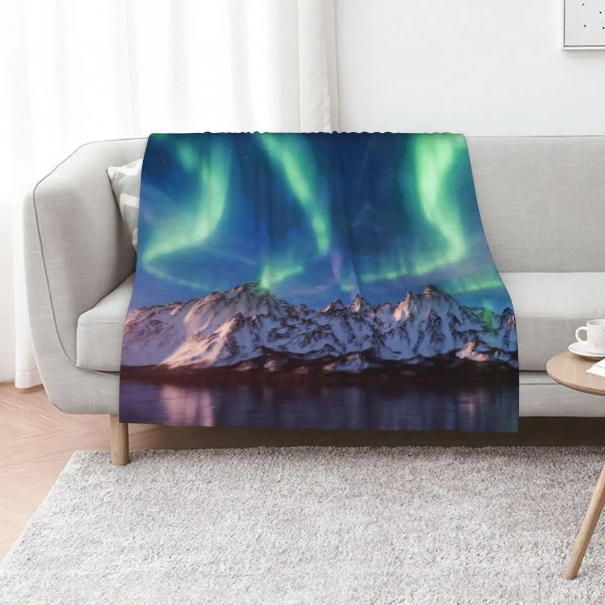 

Aurora Borealis Throw Blanket bed plaid for sofa Stuffeds blankets and throws Blankets