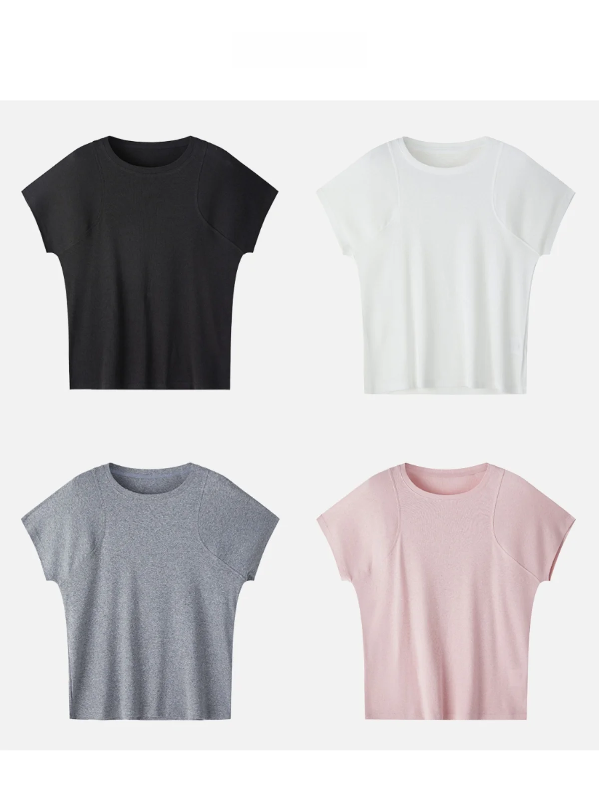 

JINGJING2025 Новая футболка «Clear Feeling T» из 100% хлопка: свободная, удобная, дышащая, универсальная, с дизайном «фальш-двойка»