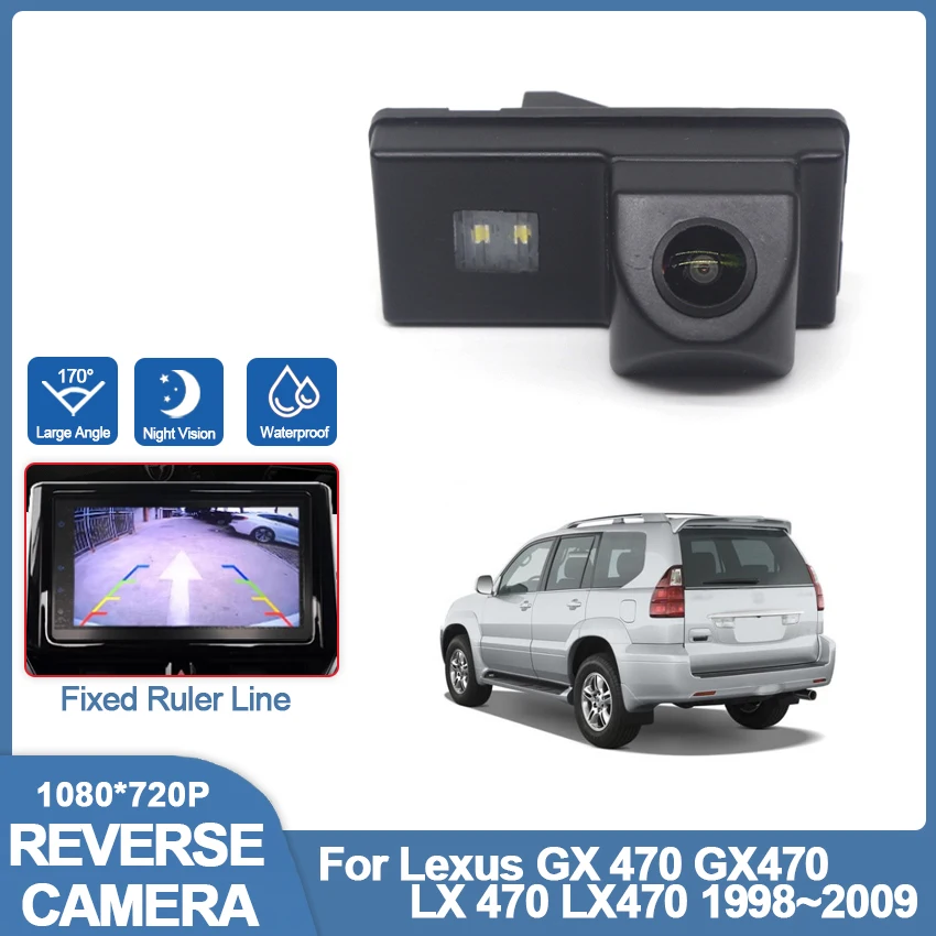 

Night Vision Rear View Camera Car Back up Reversing Camera HD CCD Wide Angle For Lexus GX 470 GX470 LX 470 LX470 1998~2009