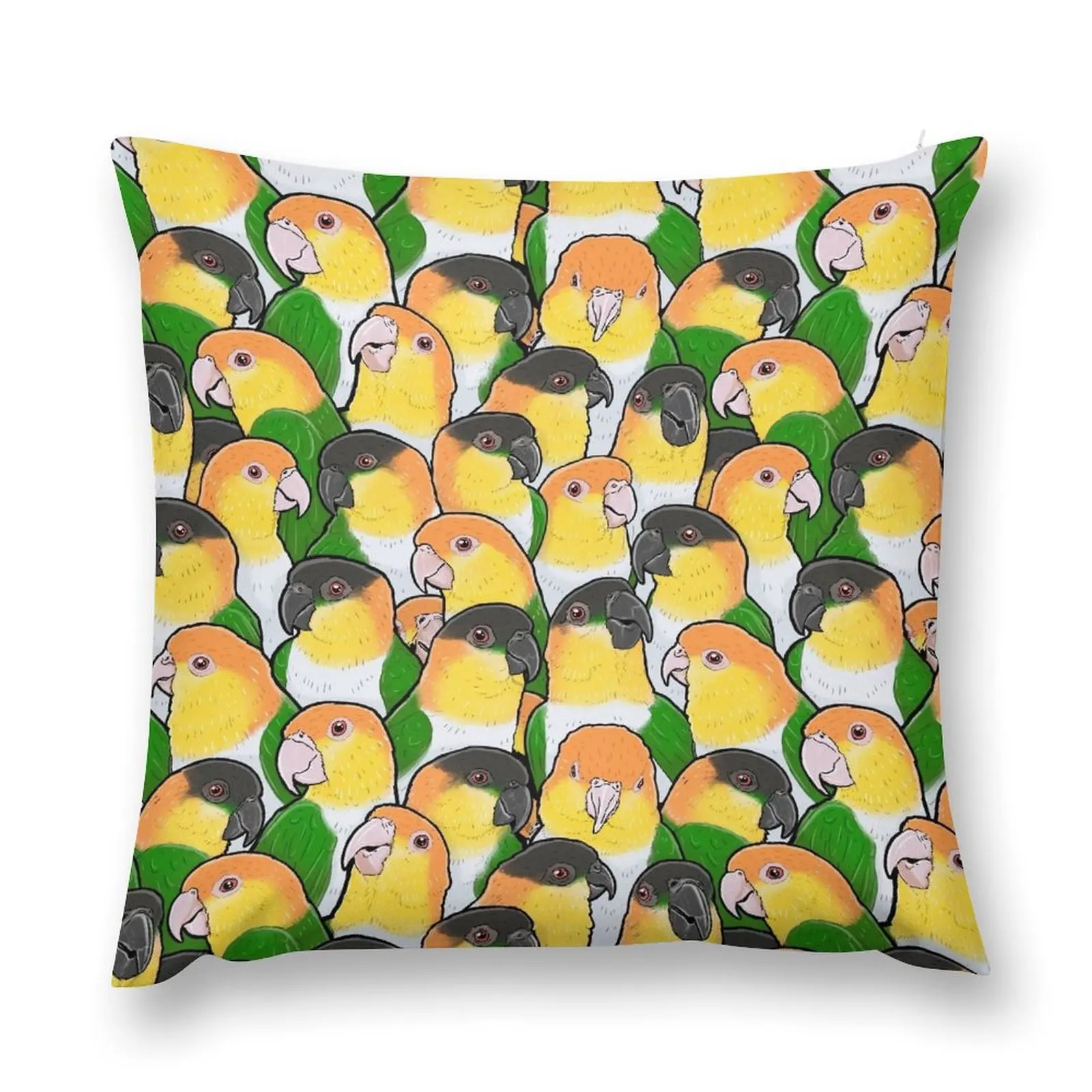 Caique Parrots Throw Pillow Cushions For Children Sofa Cushions Cover Sofa Decorative Covers pillow