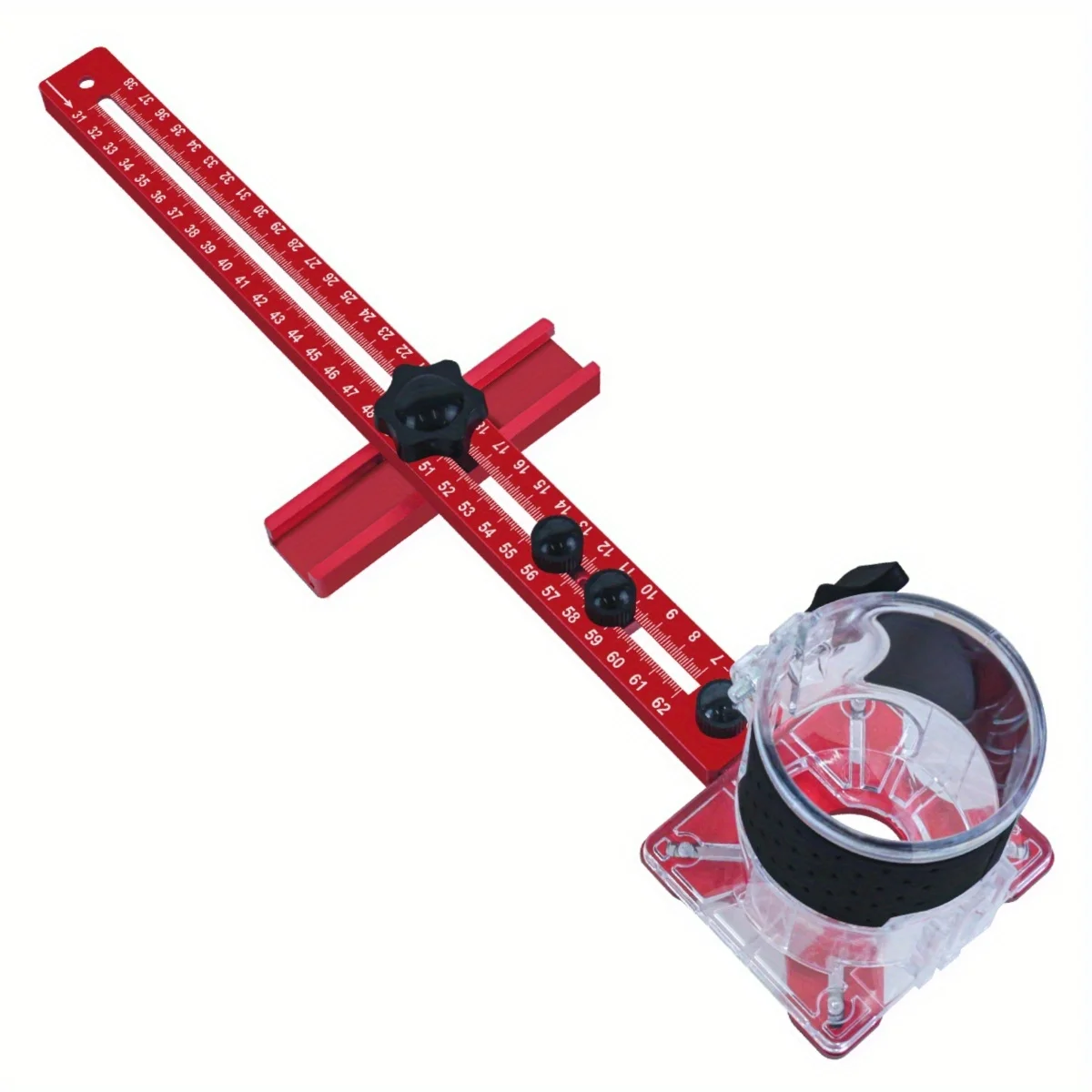 4-in-1-Fräser, Fräsen, Nuthalterung, Schrank-Hardware-Vorrichtung, Aluminium-Fräser, Kreisschneiden, Vorrichtung, Stanzen, Fräsen, Nuthalterung – Detail 2