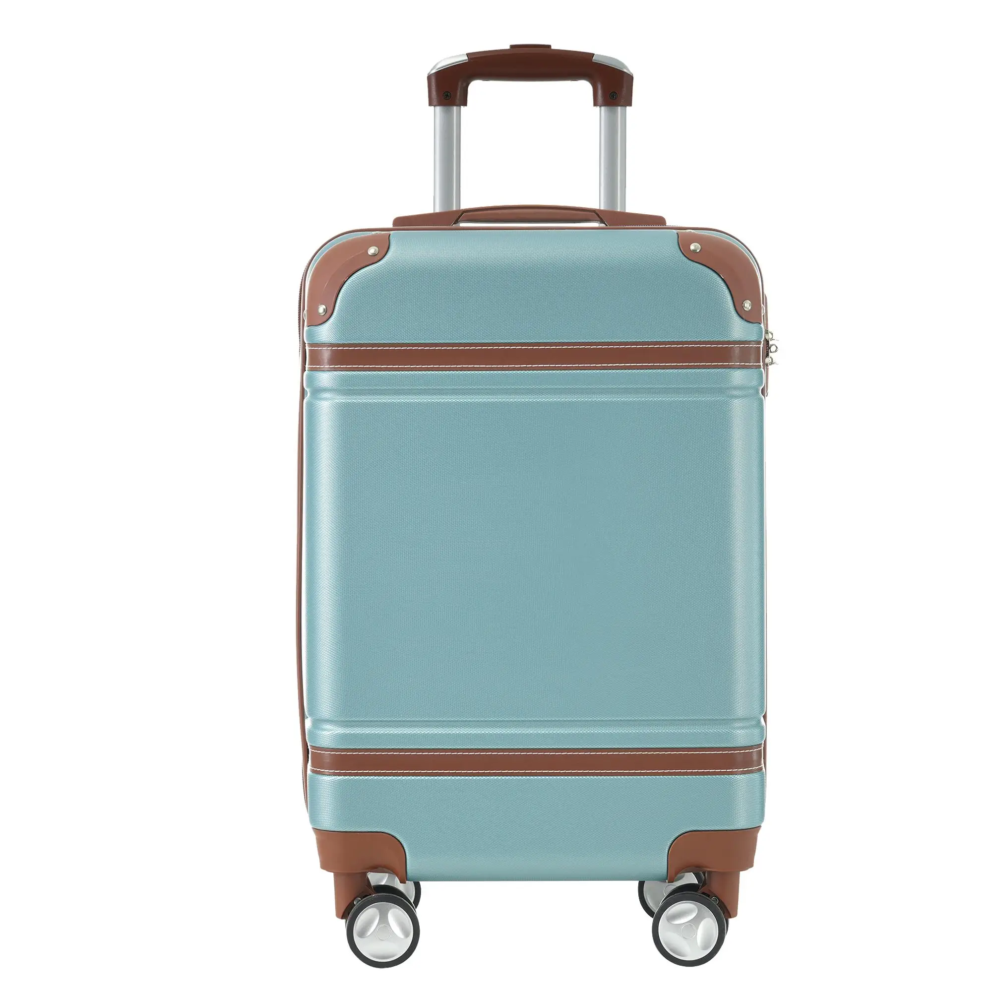 Lightweight 28 Green Hardshell Luggage Set with TSA Lock & Double Spinner Wheels, Vintage Style Suitcase & Travel Bags