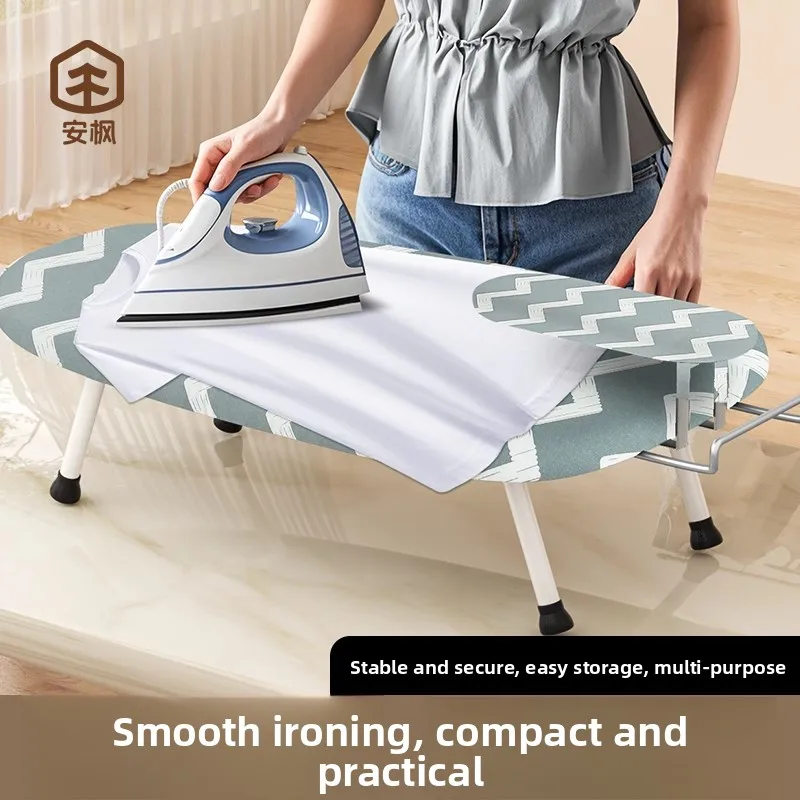 

Anfeng Small Portable Ironing Board Desktop Clothes Ironing Mat Board Home Use Folding Table Type Iron Pad Board