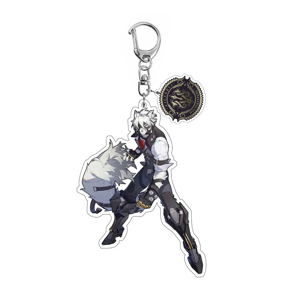 Fans Gifts New Hot Game Zenless Zone Zero Anime HD Figure Nicole Demara Billy Acrylic KeyChain Penda Collection Series About 6cm