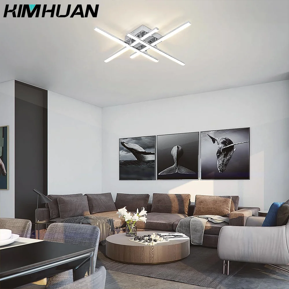 

LED Ceiling Light Modern Home Decor led Lamps For Living Room Restaurant Bedroom Hotel Lobby Indoor Black/White Decor Fixtures