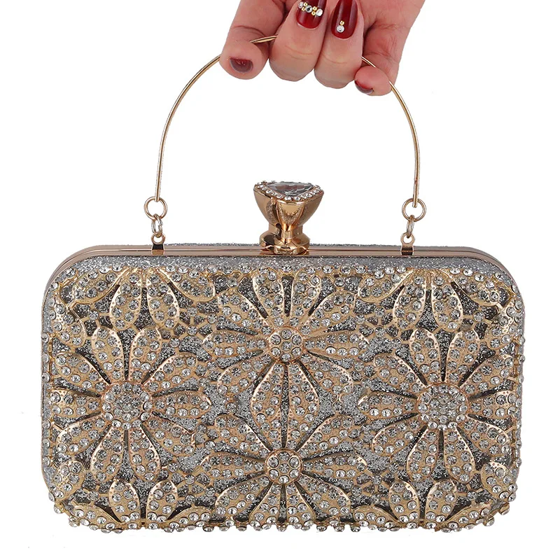 bolsa de embreagem floral strass elegante para mulheres bolsa de noite bolsa de ombro cristal pequeno casamento coquetel 01