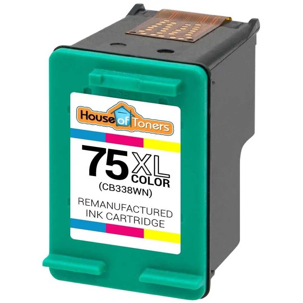 2 tinta de Color PK #75 XL CB338WN para HP Photosmart D5300 D5345 D5360 D5363 D5368