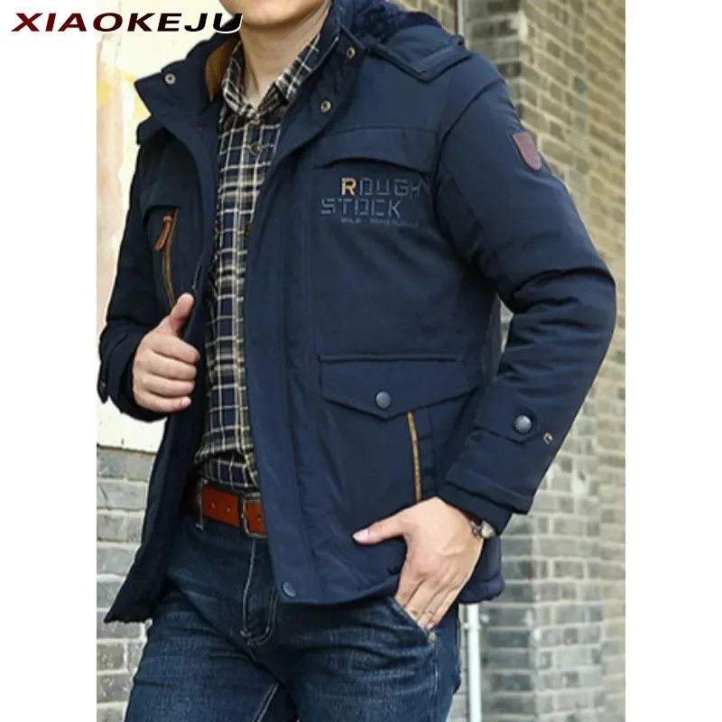 

Light Sports Sweat-shirt Outfits Leisure Down Men's Cold Multi-pockets Jackets Winter Mens Air Conditioning Clothes Coat Outdoor