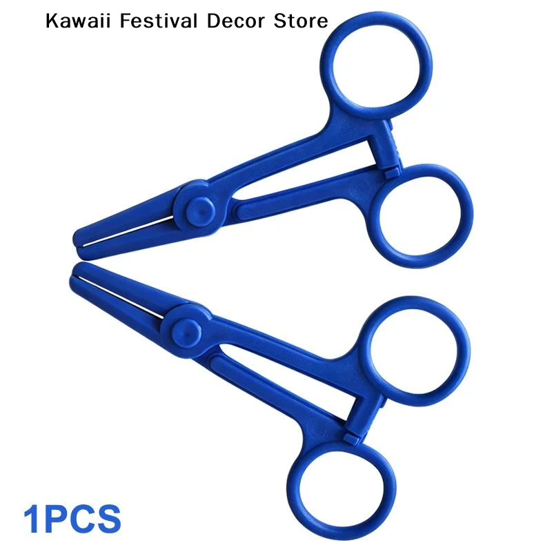 【K】1pcs Disposable ABS Plastic  Hemostatic Forceps Surgical Surgery Outdoor First Aid Care Tools For Doctor Nurse