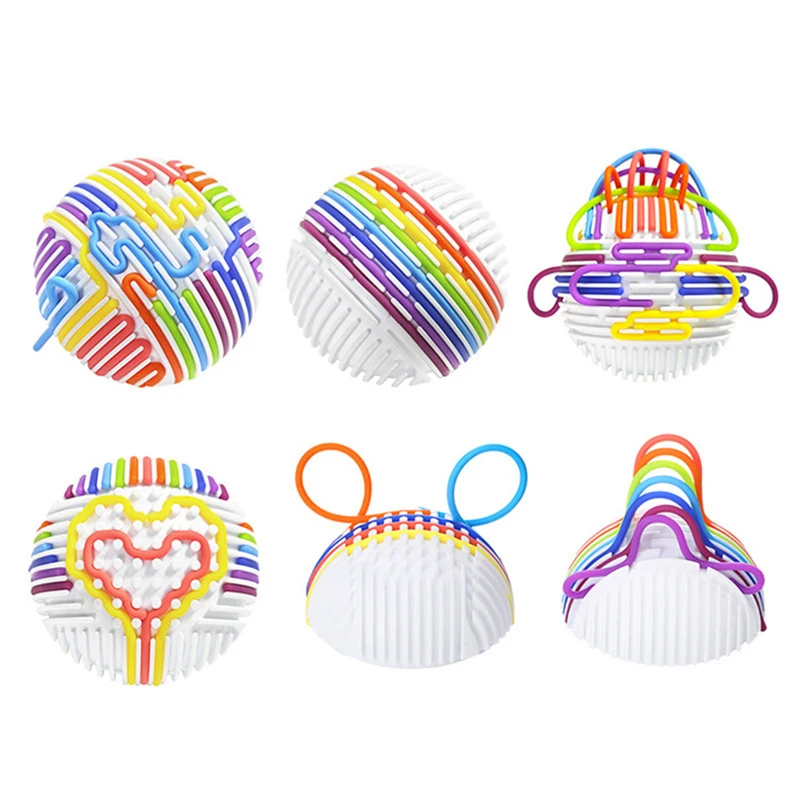 Creatieve regenboog siliconen zintuiglijke activiteit balbord Montessori kleurtraining speelgoed dubbelzijdig druk bord fijne motoriek plezier