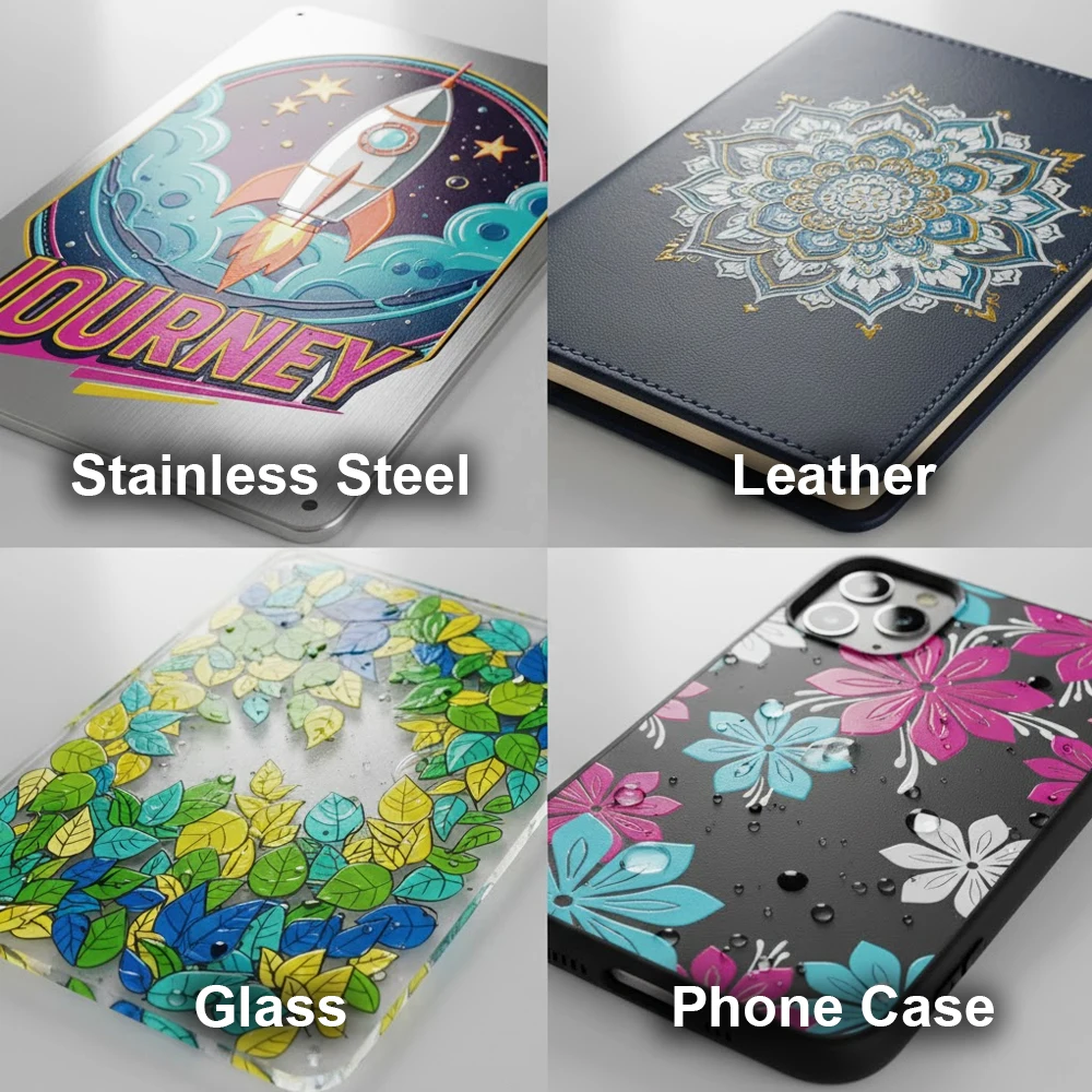 250ML*5 LED UV Curing Ink For Epson 1390 L800 1400 1410 1430 1500W R290 R330 L805 L1800 Printer UV Ink For All UV Printer