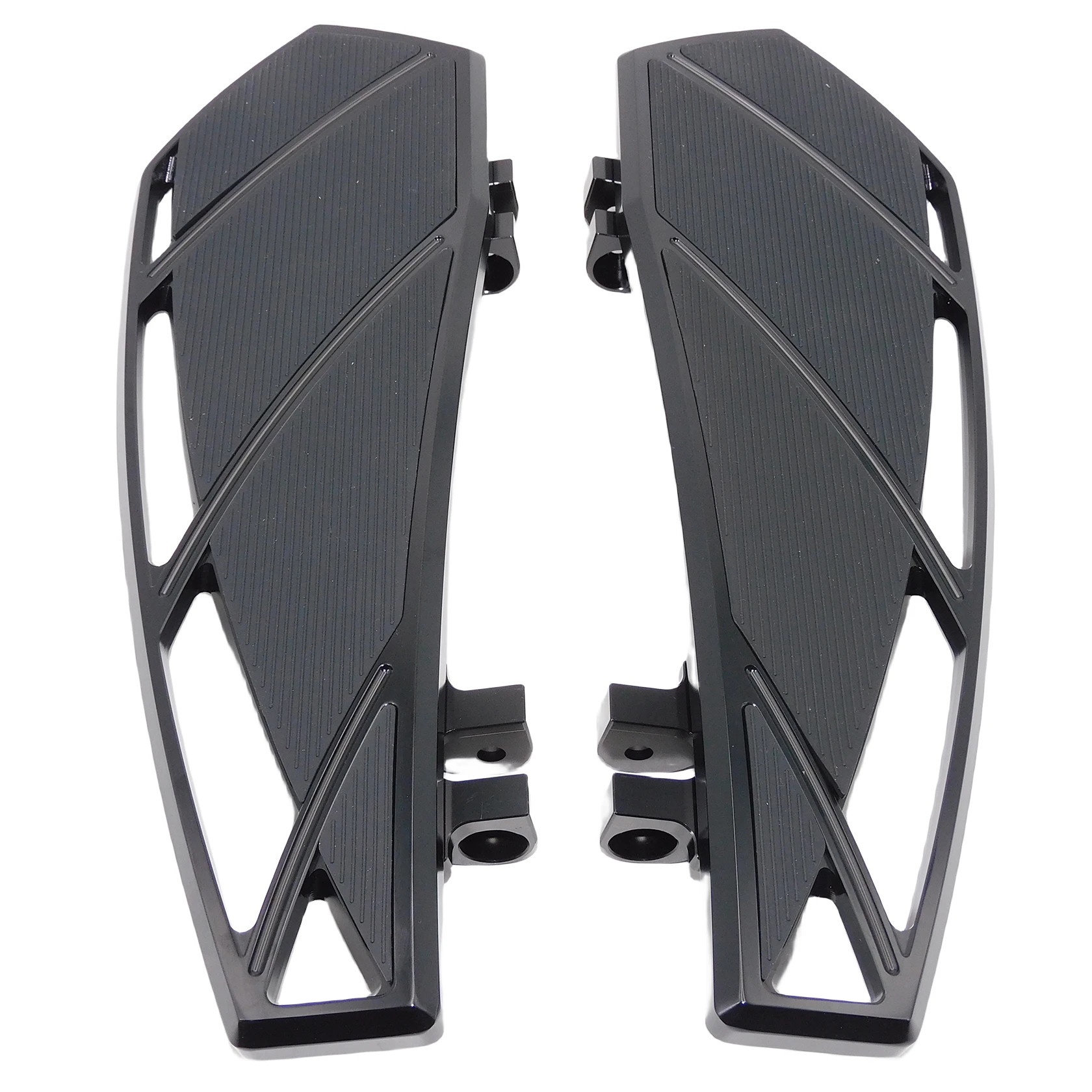 Motorfietsrijder Uitgebreide voorste vloerplanken CNC voetsteunen voetsteunen voor Harley Touring Softail Street Electra Glide Road King FL