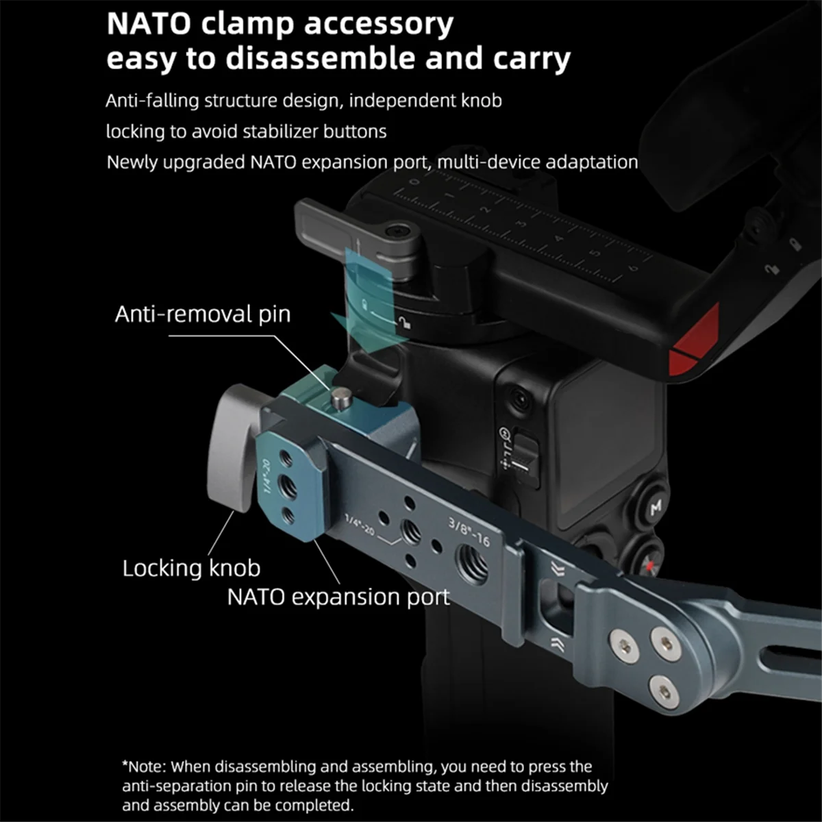XILETU Camera Carrying Case for DJI RS3/RS4Pro/Mini Carrying Case Grip for Ruyi RS2/RSC2 Adjustable Angle Carrying Case
