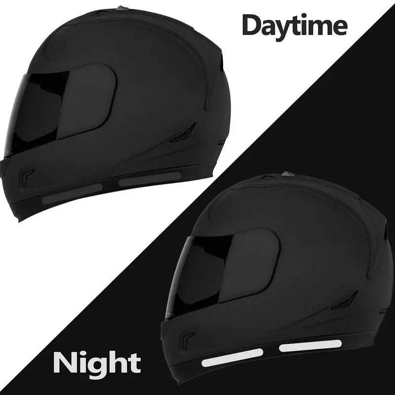 Bike Reflective Tape Weatherproof Reflective Helmets Decals High-Visibility Bicycle Stickers Night Safety Stickers For Roller