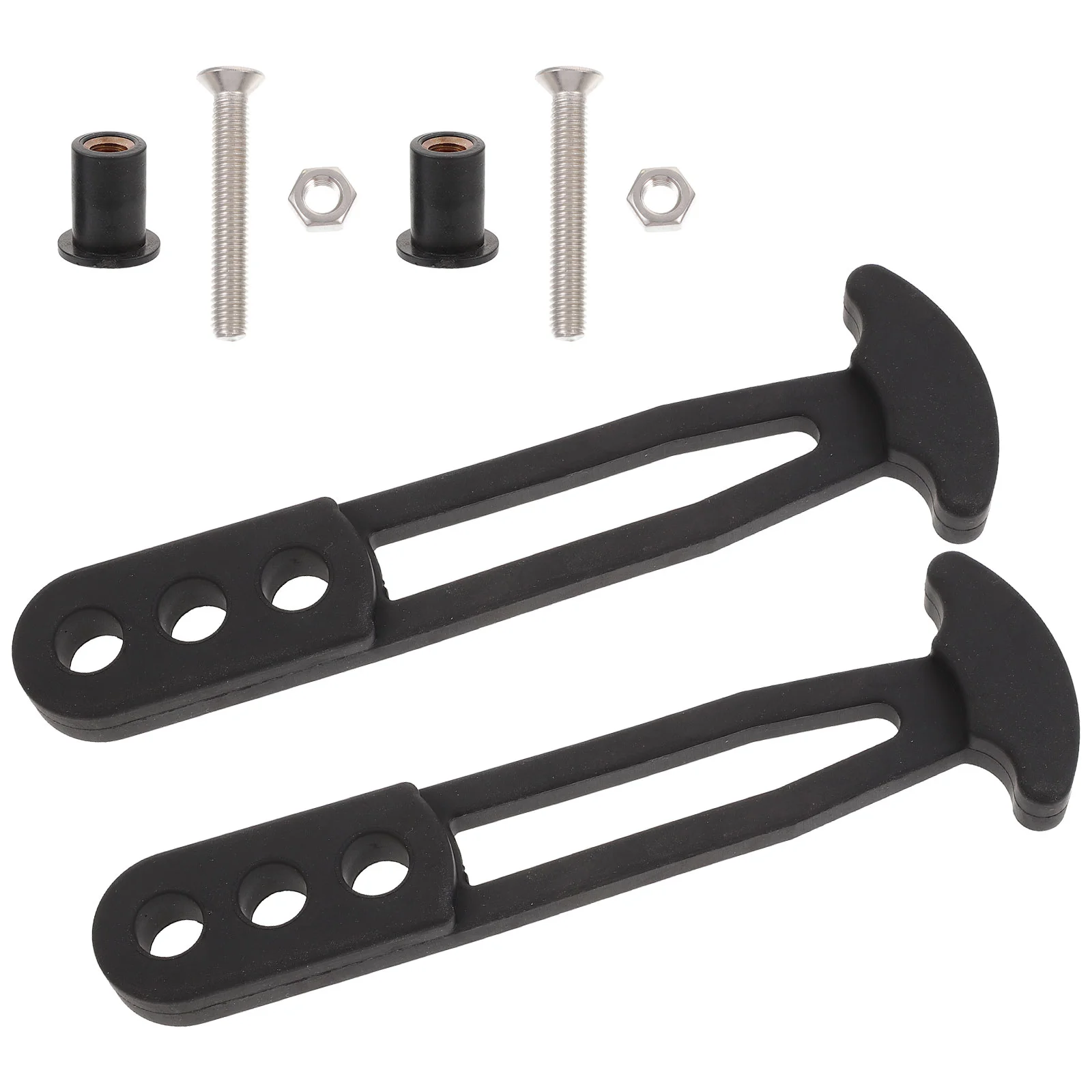 

2 Pcs Marine Secure Strap Yacht Latch Band Accessories Board The Plane Rubber Band Ladder Straps