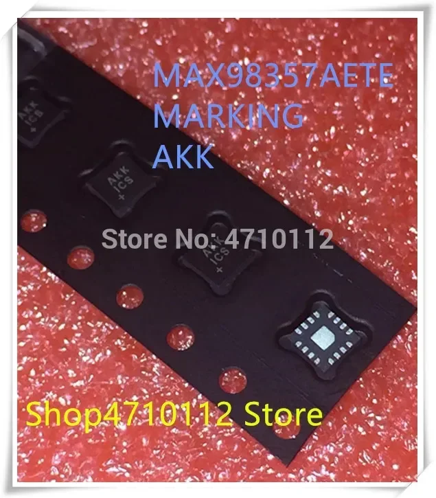 Free shipping NEW 10PCS/LOT MAX98357AETE MAX98357A MAX98357 MARKING AKK QFN-16