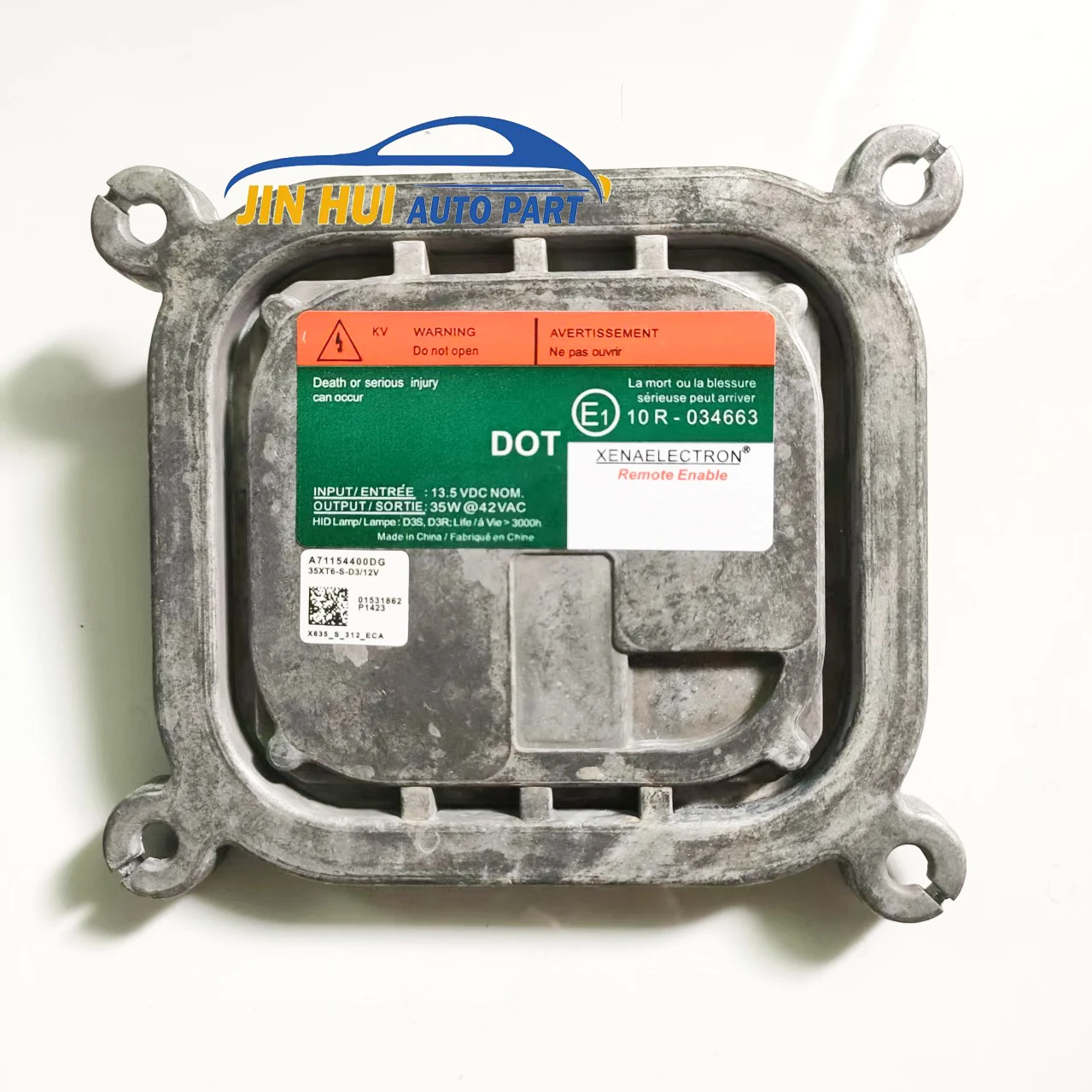 

Оригинальный A71154400DG 35 Вт 12 В 10R-034663 10R-044663 Модуль контроллера фар D3s подходит для Li--nc o ln Fo r-d Балласт