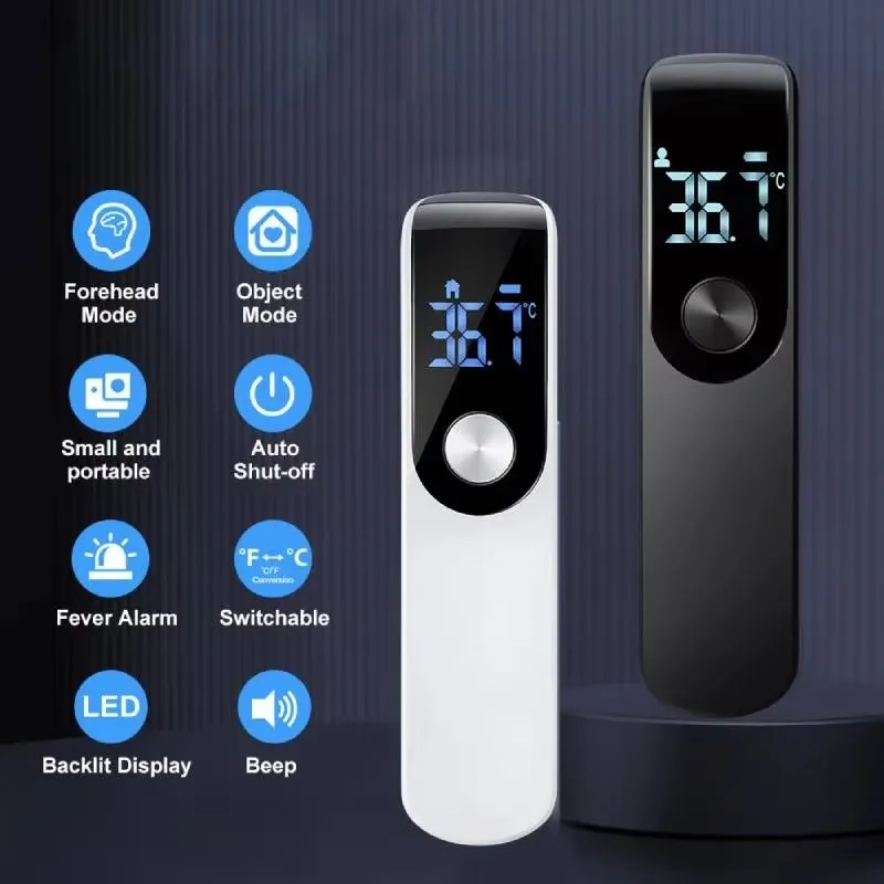 New Digital Infrared Thermometer | Non-Contact Medical-Grade | High Sensitivity | Celsius Display | With Humidity Meter
