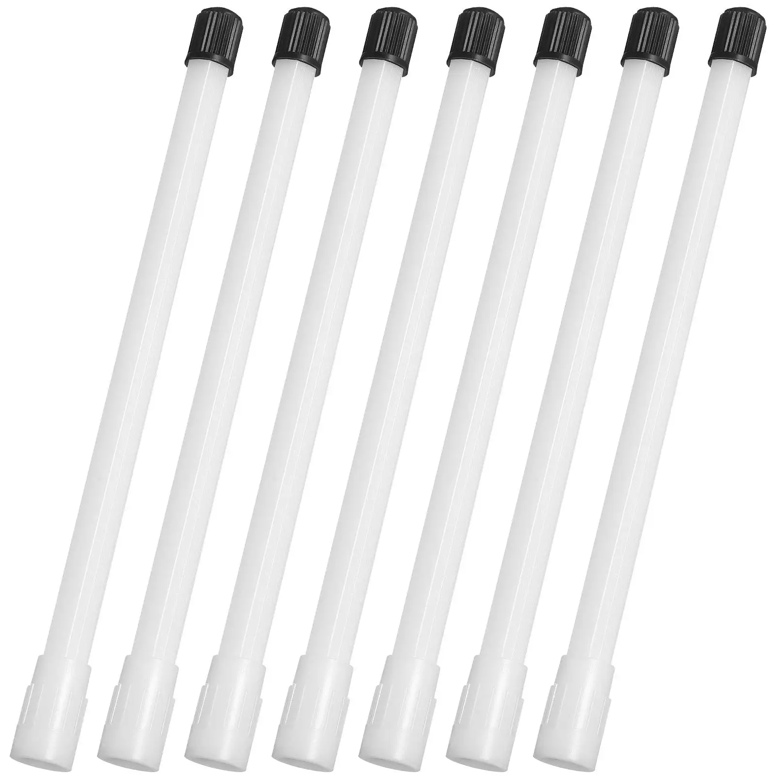 

10 Pcs 150mm White Plastic Tire Valve Extension Rod Stem Adapter For Car Bike Fits Most Valves Easy Inflation Saves Time Effort