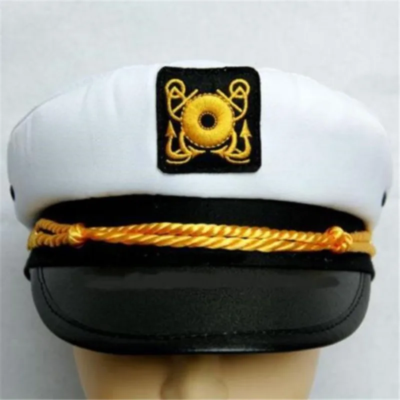 Navy Marine Yacht Boat Ship Sailors Navy Captain Military Cap Comfortable Adult Unisex Fancy Dress Supplies High Quality