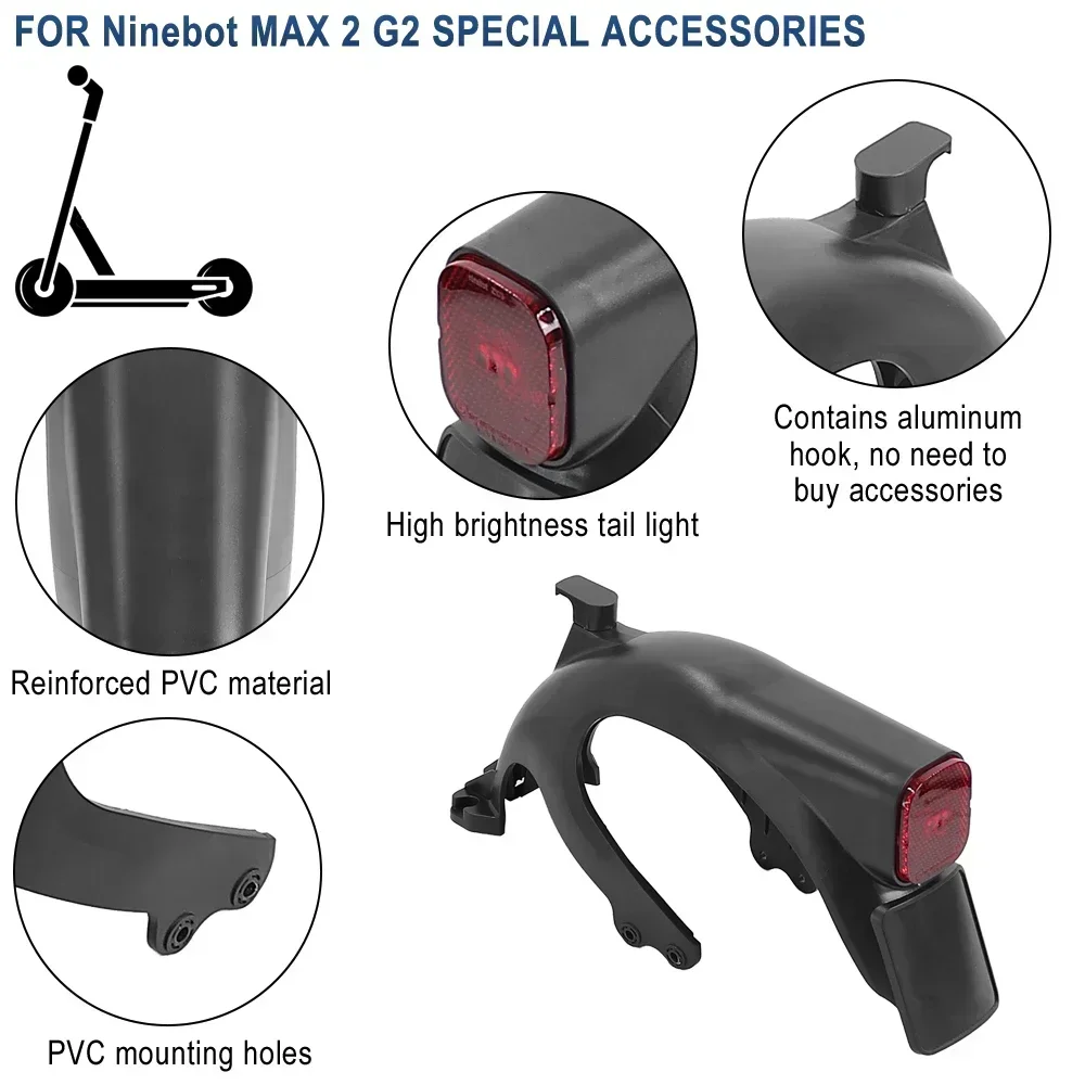 MAX G2 Elektroroller Verschiedene Reparatur Ersatzteile für Segway Ninebot MAX G2 Armaturenbrett Kotflügel Reifen Fußstütze Geschwindigkeit Daumen – Detail 27